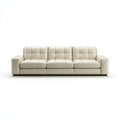 Sofa, Prawy sofa 3 fotele foteliki PU skóra poliuretanowa, 230 x 92 x 86 cm