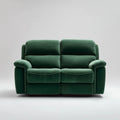 Sofa, 2-osobowa w sofie w sofie w sofie ciemnozielonym, 160 x 95 x 100 cm