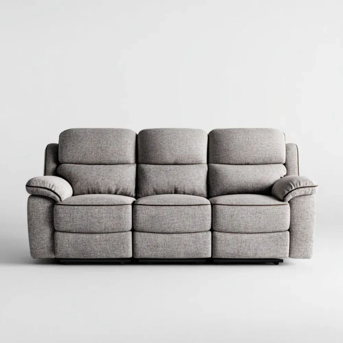 Sofa, 3-osobowa poliestrowy z sofą z depilacją, 220 x 98 x 102 cm